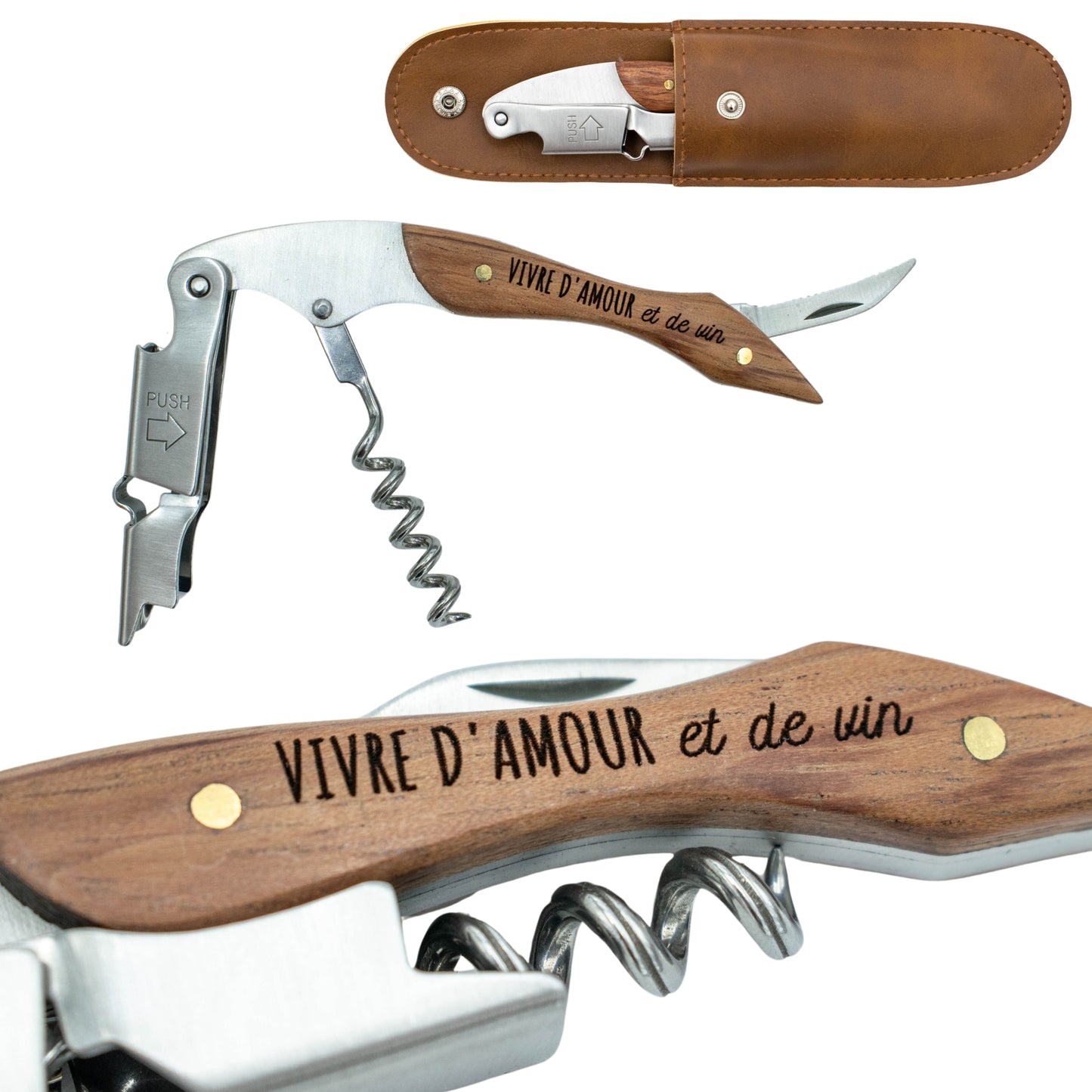 DECAPSULEUR SOMMELIER - VIVRE D'AMOUR ET DE ROSÉ
