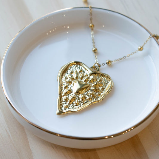 COLLIER ACIER INOXYDABLE - "COEUR"